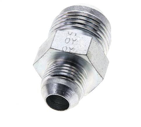 JIC Verloopnippel UNF 3/4''-16 X UN 1-1/16''-12 Staal 210bar