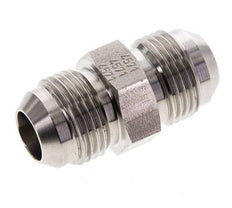 JIC Dubbele Nippel UNF 7/8''-14 RVS 210bar