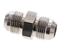 JIC Dubbele Nippel UNF 7/8''-14 RVS 210bar