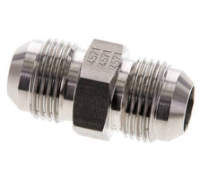JIC Dubbele Nippel UNF 7/8''-14 RVS 210bar