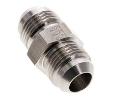 JIC Dubbele Nippel UNF 7/8''-14 RVS 210bar