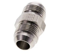 JIC Dubbele Nippel UNF 7/8''-14 RVS 210bar