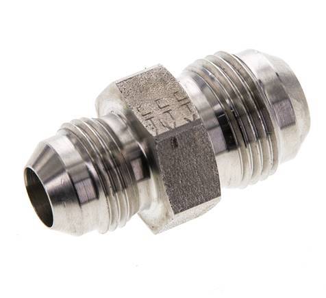 JIC Verloopnippel UNF 3/4''-16 X UNF 7/8''-14 RVS 210bar