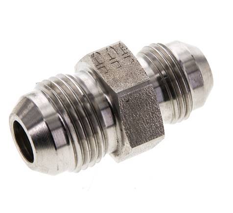JIC Verloopnippel UNF 3/4''-16 X UNF 7/8''-14 RVS 210bar