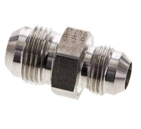 JIC Verloopnippel UNF 3/4''-16 X UNF 7/8''-14 RVS 210bar
