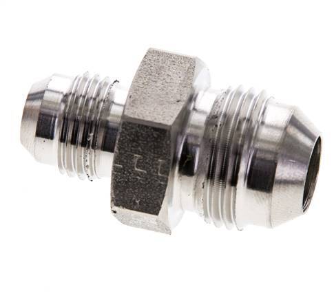 JIC Verloopnippel UNF 9/16''-18 X UNF 3/4''-16 RVS 275bar