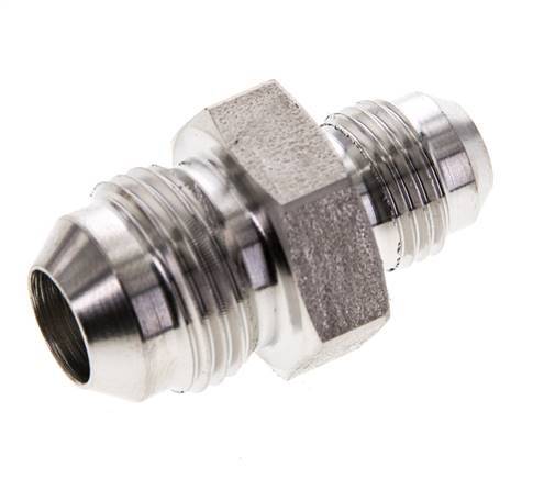 JIC Verloopnippel UNF 9/16''-18 X UNF 3/4''-16 RVS 275bar