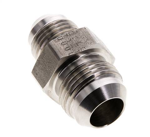 JIC Verloopnippel UNF 7/8''-14 X UN 1-1/16''-12 RVS 210bar