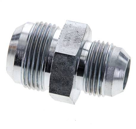 JIC Verloopnippel UN 1-1/16''-12 X UN 1-5/16''-12 Staal 170bar