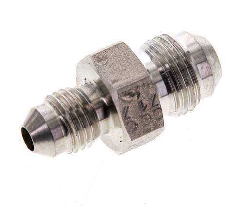 JIC Verloopnippel UNF 7/16''-20 X UNF 9/16''-18 RVS 275bar
