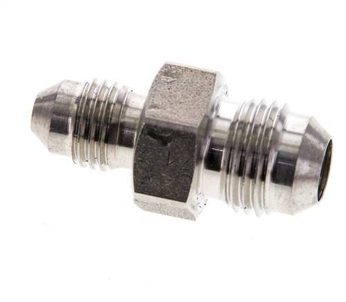JIC Verloopnippel UNF 7/16''-20 X UNF 9/16''-18 RVS 275bar