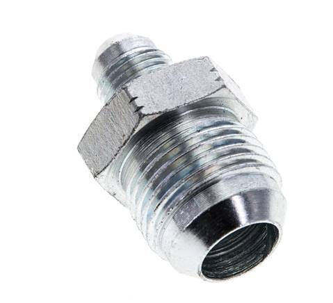 JIC Verloopnippel UNF 1/2''-20 X UNF 7/8''-14 Staal 210bar
