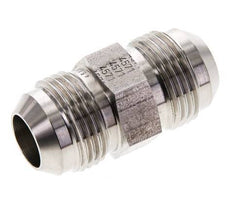 JIC Dubbele Nippel UN 1-1/16''-12 RVS 210bar