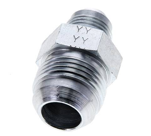 JIC Verloopnippel UNF 7/8''-14 X UN 1-1/16''-12 Staal 210bar