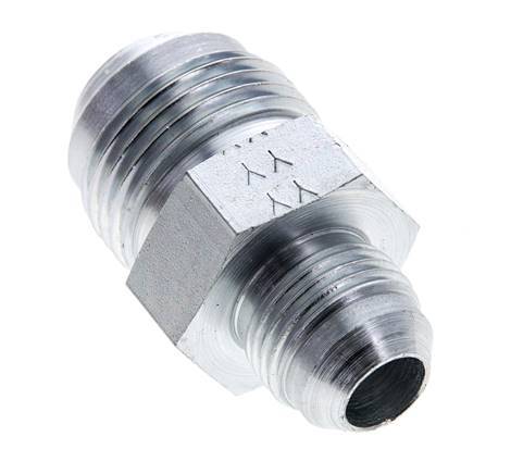 JIC Verloopnippel UNF 7/8''-14 X UN 1-1/16''-12 Staal 210bar