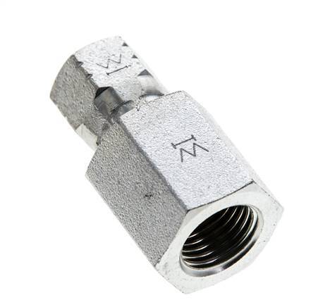 JIC Fitting G1/4'' X UNF 7/16''-20 Binnendraad Staal 310bar