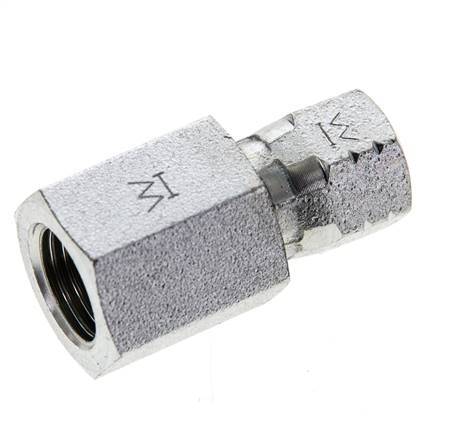 JIC Fitting G1/4'' X UNF 7/16''-20 Binnendraad Staal 310bar