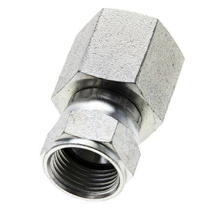 JIC Fitting G1/2'' X UNF 3/4''-16 Binnendraad Staal 275bar