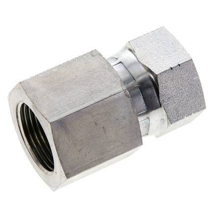 JIC Fitting G3/4'' X UN 1-1/16''-12 Binnendraad Staal 210bar