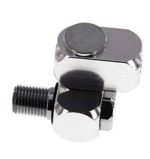 Draaidoorvoer R1/4" Binnendraad X Buitendraad Z-Vormig Vernikkeld Messing 15bar