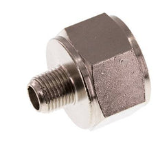 Reducing Adapter R1/8'' Male x Rp1/2'' Female Nickel-plated Brass 16bar (224.8psi) [2 Pieces]