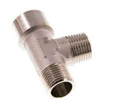 Tee Fitting Right Angle R1/2'' Male x G1/2'' Female Nickel-plated Brass 16bar (224.8psi)