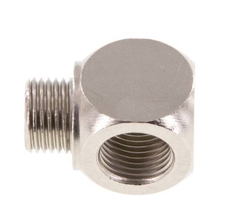 Tee Fitting G1/8'' Male x Female Nickel-plated Brass 16bar (224.8psi) [2 Pieces]