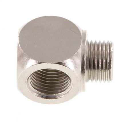 Tee Fitting G1/8'' Male x Female Nickel-plated Brass 16bar (224.8psi) [2 Pieces]