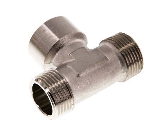 Tee Fitting R1'' Male x G1'' Female Nickel-plated Brass 16bar (224.8psi)