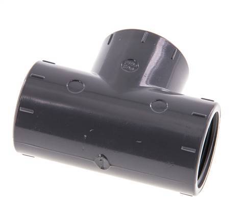 Tee Fitting Rp3/4'' Pvc-u EN 1452-3 16bar (224.8psi) [2 Pieces]