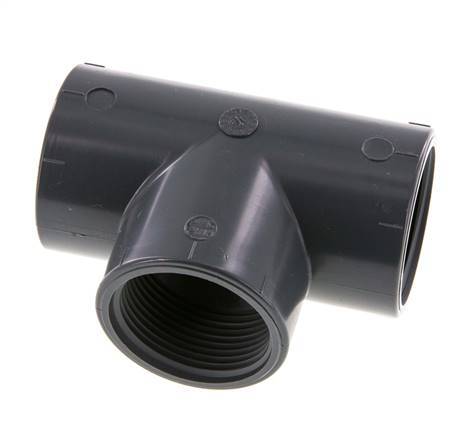 T-koppeling Rp1 1/4'' Pvc-u EN 1452-3 16bar (224.8psi)