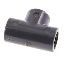 Tee Fitting Rp3/8'' Pvc-u EN 1452-3 16bar (224.8psi) [2 Pieces]