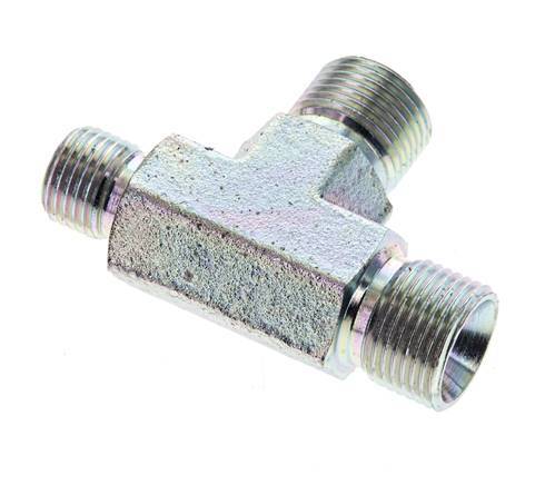 T-Fitting G1/4'' x G3/8'' Buitendraad Staal 325bar (4566,25psi)