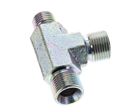 T-Fitting G1/4'' x G3/8'' Buitendraad Staal 325bar (4566,25psi)