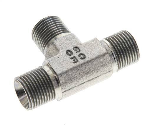 T-Fitting G3/8'' Buitendraad Staal 325bar (4566,25psi)