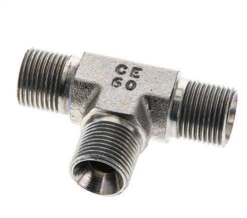T-Fitting G3/8'' Buitendraad Staal 325bar (4566,25psi)