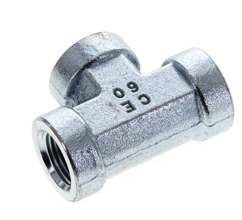 T-koppeling 3/8'' NPT Binnendraad Staal Hoge Druk 210bar (2950.5psi)