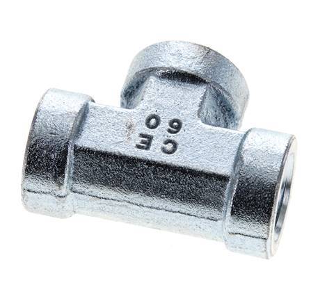 T-koppeling 3/8'' NPT Binnendraad Staal Hoge Druk 210bar (2950.5psi)