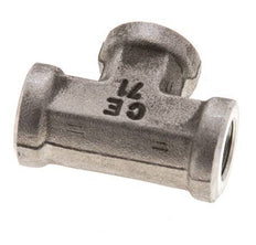 T-koppeling 1/8" NPT Binnendraad RVS 345 bar hoge druk (4847.25psi)