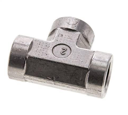 T-koppeling 1/2" NPT Binnendraad RVS Hoge druk 210 bar (2950.5psi)