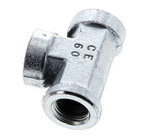 T-koppeling 1/2" NPT Binnendraad Staal Hoge druk 210 bar (2950.5psi)