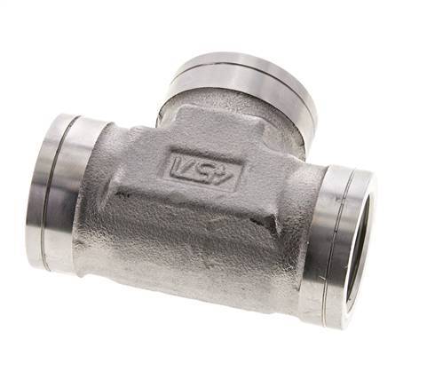 T-koppeling 1'' NPT Binnendraad RVS Hoge druk 140bar (1967.0psi)