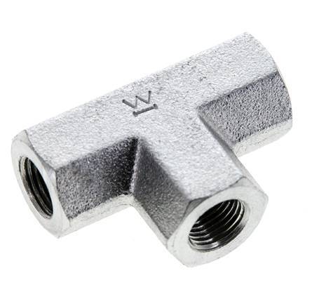 T-koppeling 1/8'' NPT Binnendraad Staal Hoge Druk 345bar (4847.25psi)