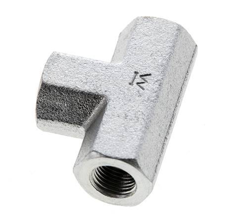 T-koppeling 1/8'' NPT Binnendraad Staal Hoge Druk 345bar (4847.25psi)