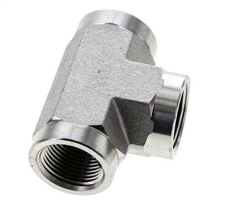 T-koppeling 3/4" NPT Binnendraad Staal Hoge druk 170bar (2388.5psi)