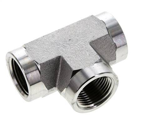 T-koppeling 3/4" NPT Binnendraad Staal Hoge druk 170bar (2388.5psi)