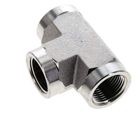 T-koppeling 3/4" NPT Binnendraad Staal Hoge druk 170bar (2388.5psi)