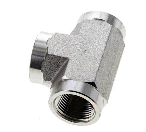 T-koppeling 3/4" NPT Binnendraad Staal Hoge druk 170bar (2388.5psi)