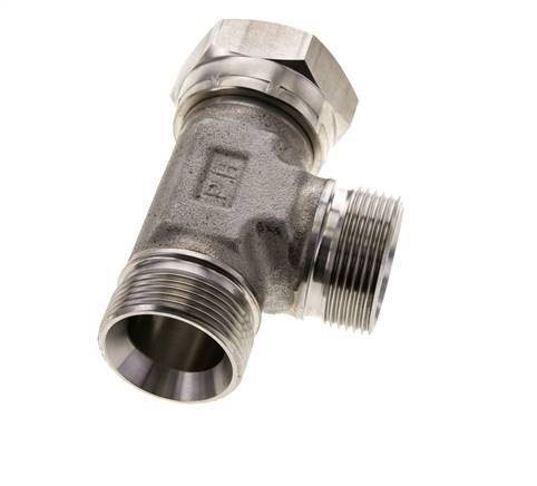 Tee Fitting G1 1/4'' Male x Female Stainless steel Hydraulic 190bar (2669.5psi)