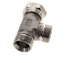 Tee Fitting G1 1/4'' Male x Female Stainless steel Hydraulic 190bar (2669.5psi)